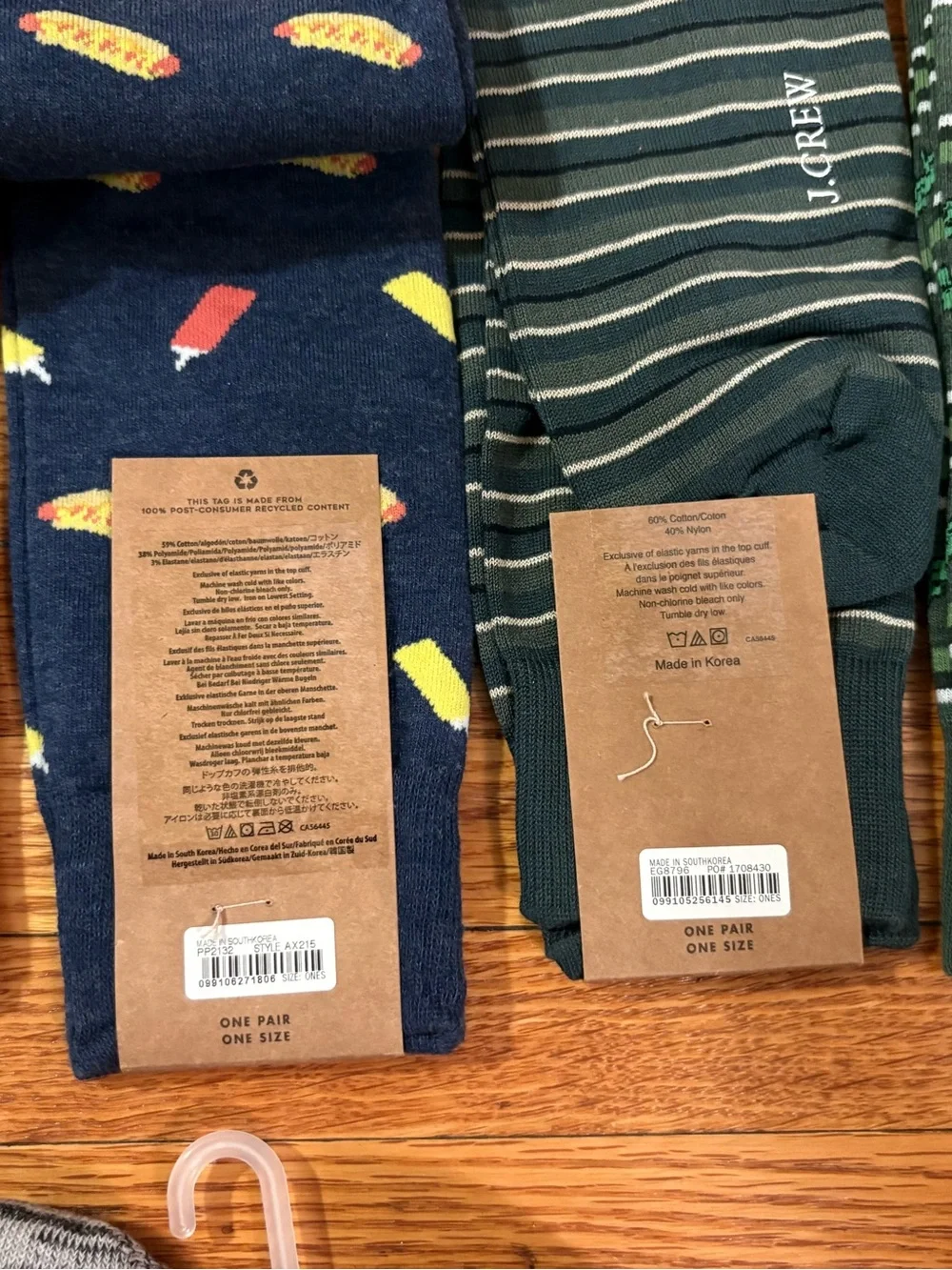 LOT of 13 NWT Mens Dress Socks (JCrew, JCrew Factory, Gap, Old Navy)